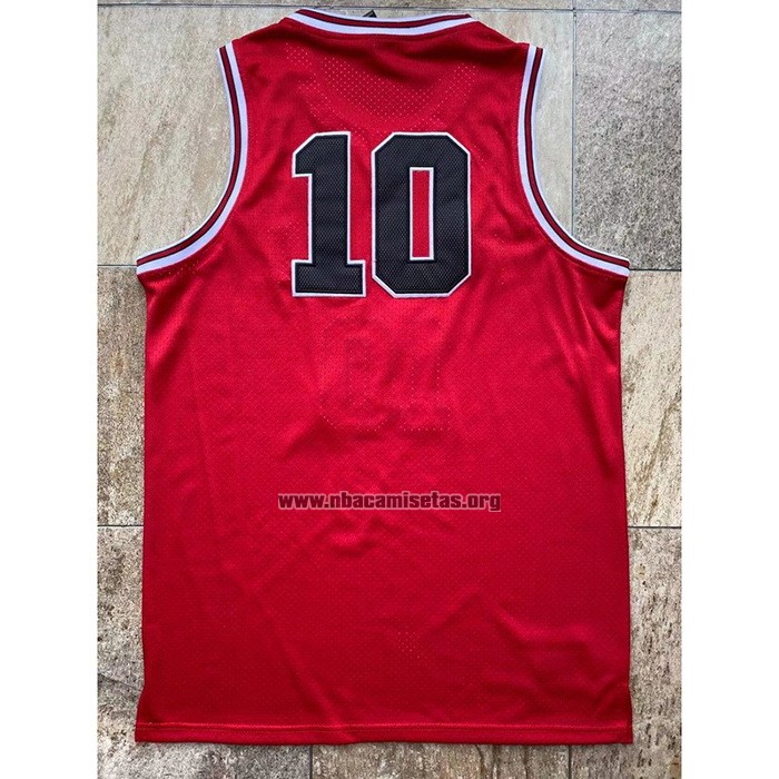 Camiseta Shohoku Sakuragi NO 10 Rojo